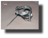 Vought OS2U Kingfisher. Machine gun ring mount. Scratch built in metal by Rojas Bazán. 1:15 scale.